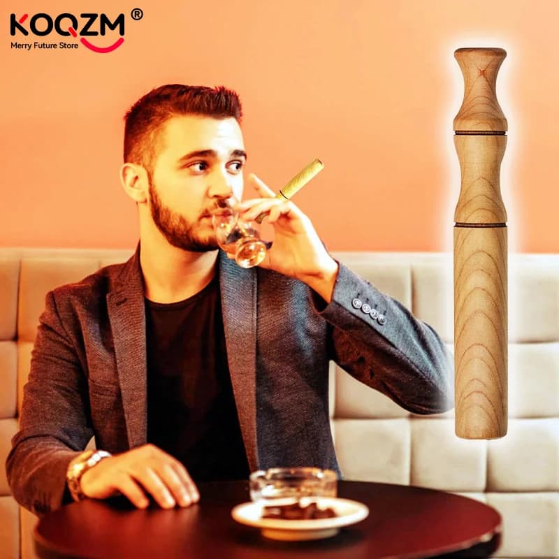 Inhalateur sans fumée Quit Stick, inhalateur d'aromathérapie pour huiles essentielles, inhalateur pour arrêter de fumer, diffuseur personnel en bois