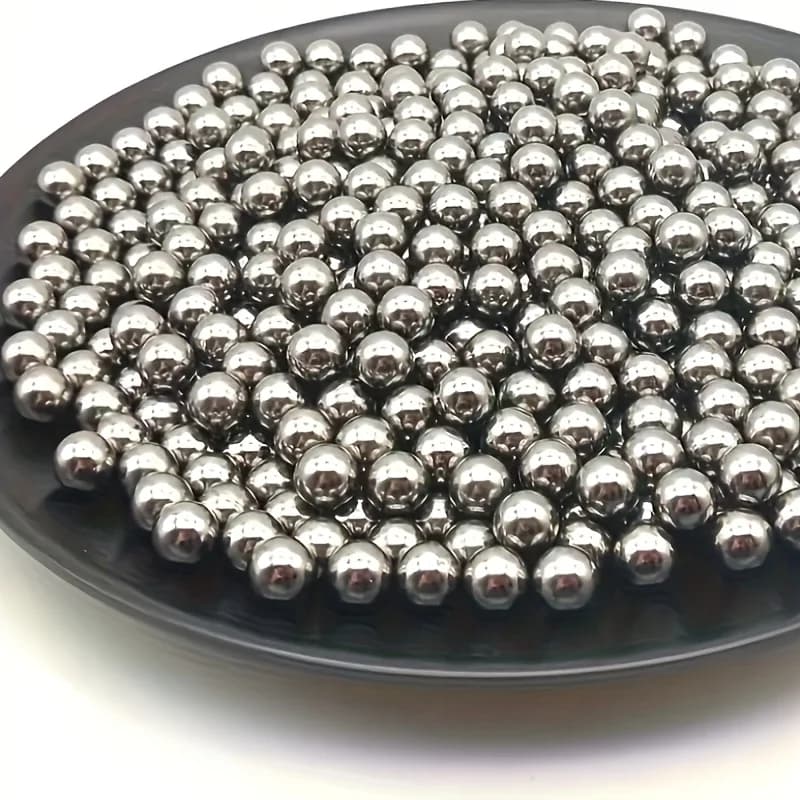 Billes en acier pour roulements, 500 pièces, diamètre 6 mm, billes en acier, billes roulantes, ingénierie de précision durable, adaptées aux machines et aux projets de bricolage, haute dureté pour fou