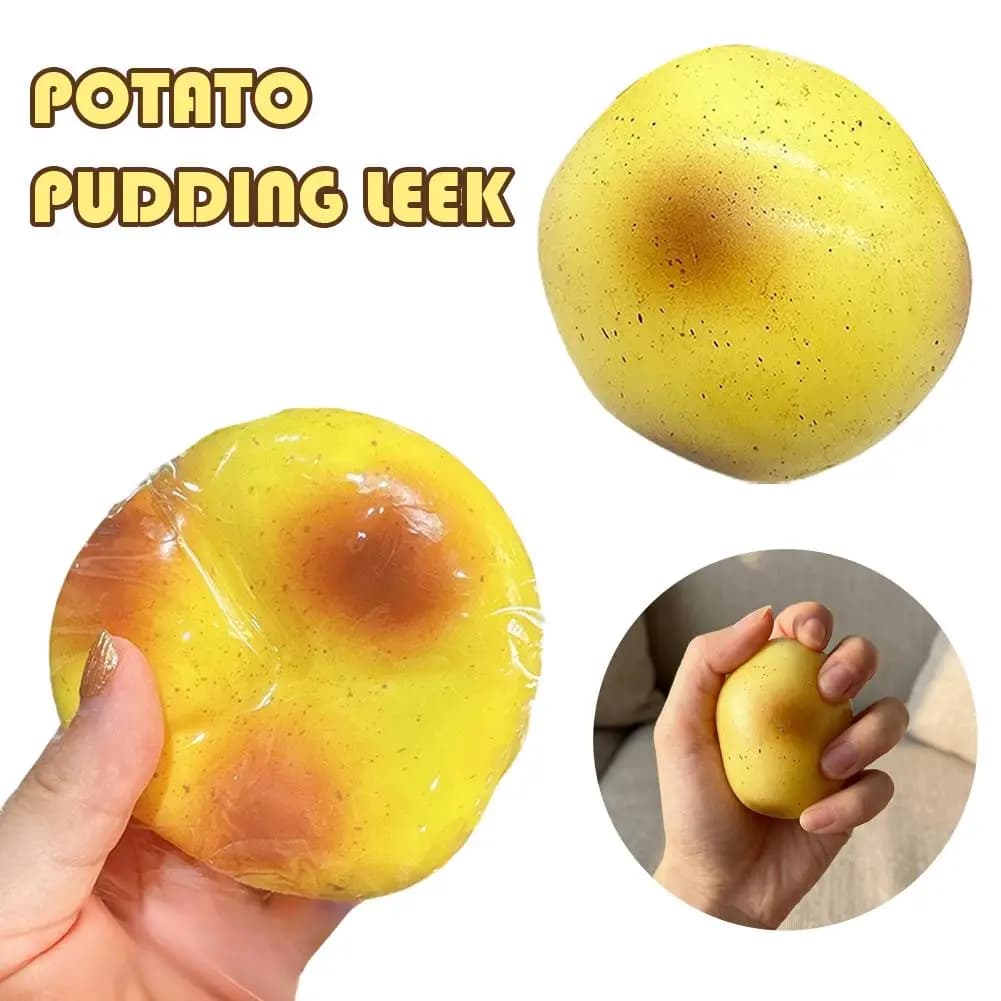 Jouet sensoriel souple en forme de pain de pomme de terre/pain flottant, à remontée lente, pour soulager le stress, l'anxiété et l'ADHD, cadeau