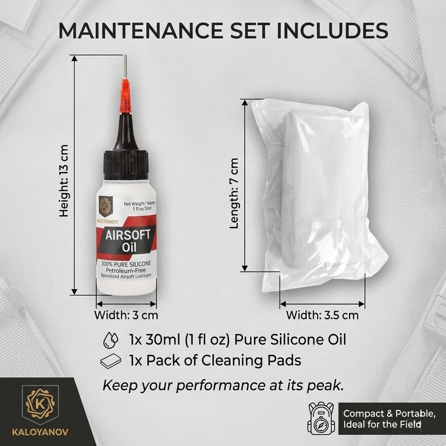 Huile de silicone 100 % pure pour airsoft