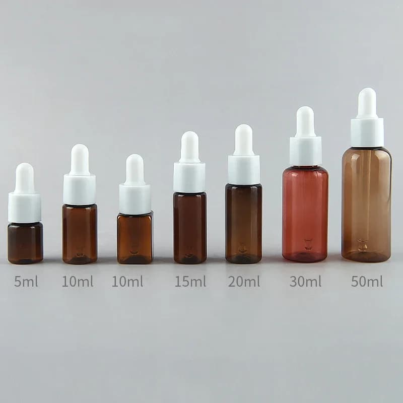 Bouteille d'huile essentielle en plastique de 5 à 50ml