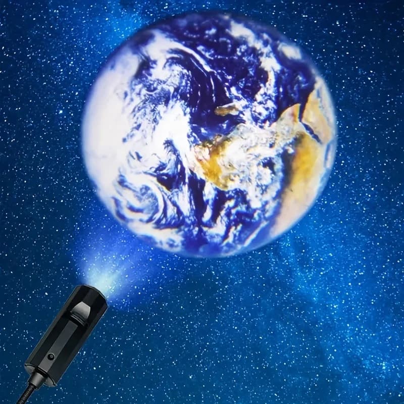 Lumière de projection USB, plafond, lune, terre, escales