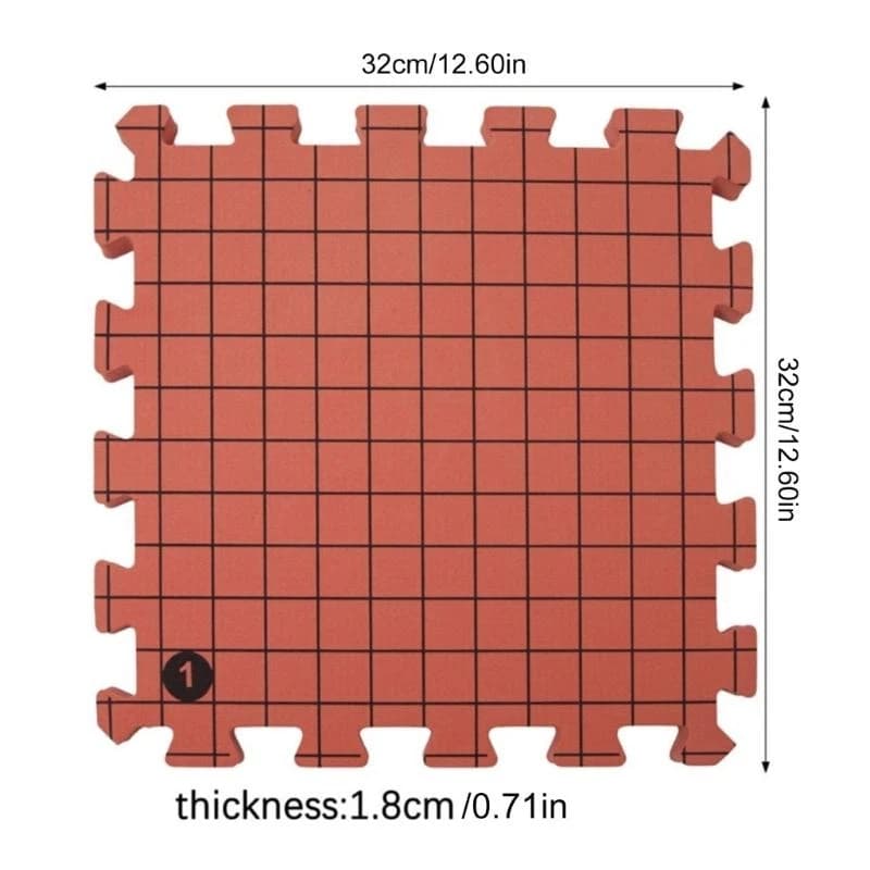 Tapis blocage pour tricot, planches blocage épaisses avec épingles en T, accessoires Crochet pour le travail 9 pièces