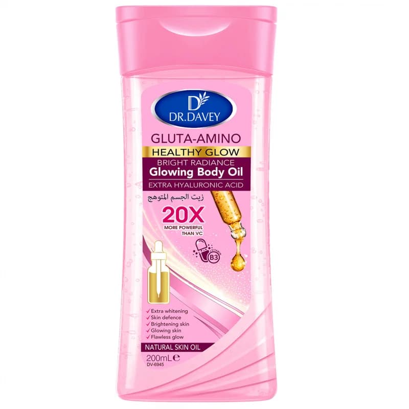 Huile corporelle DR.DAVEY GLUTA-AMINO 200ml