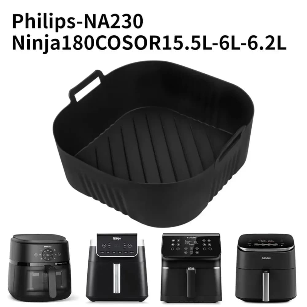 Bande de filtre à huile de moule de friteuse à Air en Silicone pour PhilipsNA230 COSORI6.2L tapis de gril de poêle de cuisson réutilisable antiadhésif facile à nettoyer