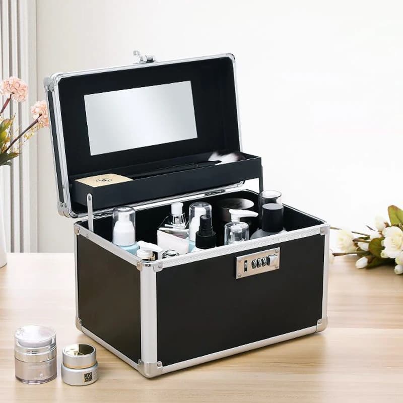 Trousse de maquillage multicouche pour artiste professionnel, étuis à cosmétiques de beauté, boîte à outils pour ongles de tatouage, valise de rangement d'évaluation, nouveau