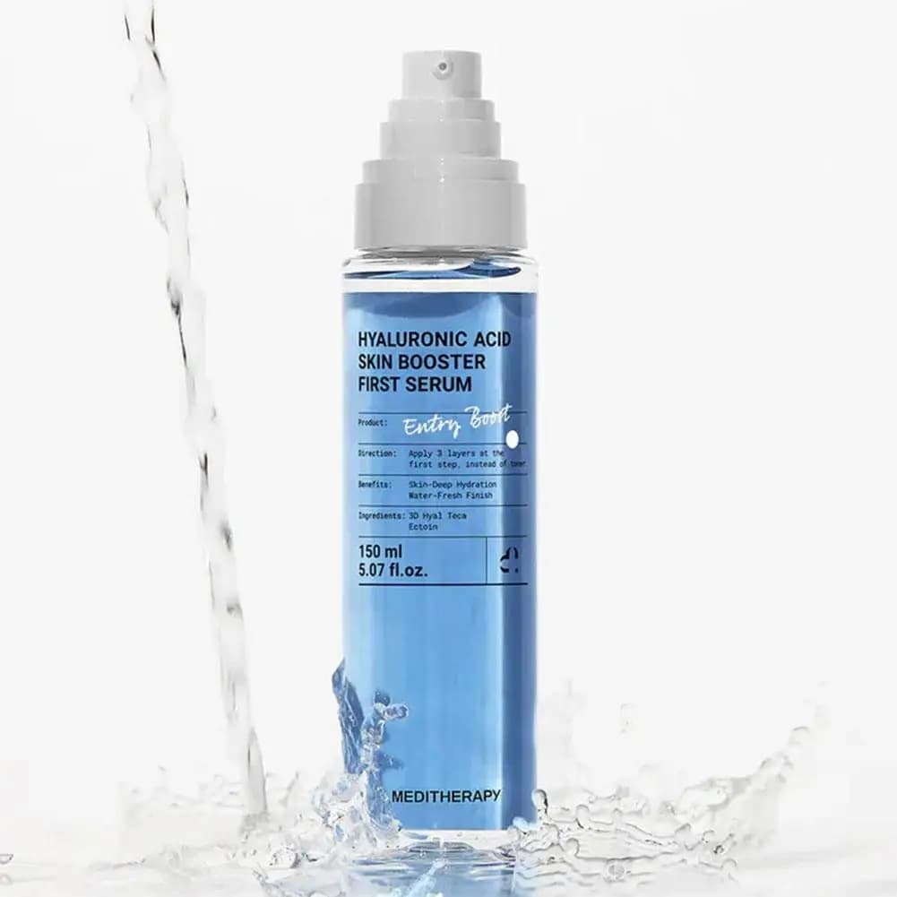 Sérum Booster pour la Peau à l'Acide Hyaluronique, Hydratant, Améliore l'Élasticité de la Peau, Répare la Barrière Cutanée, Hydratation Profonde, Éclaircissant