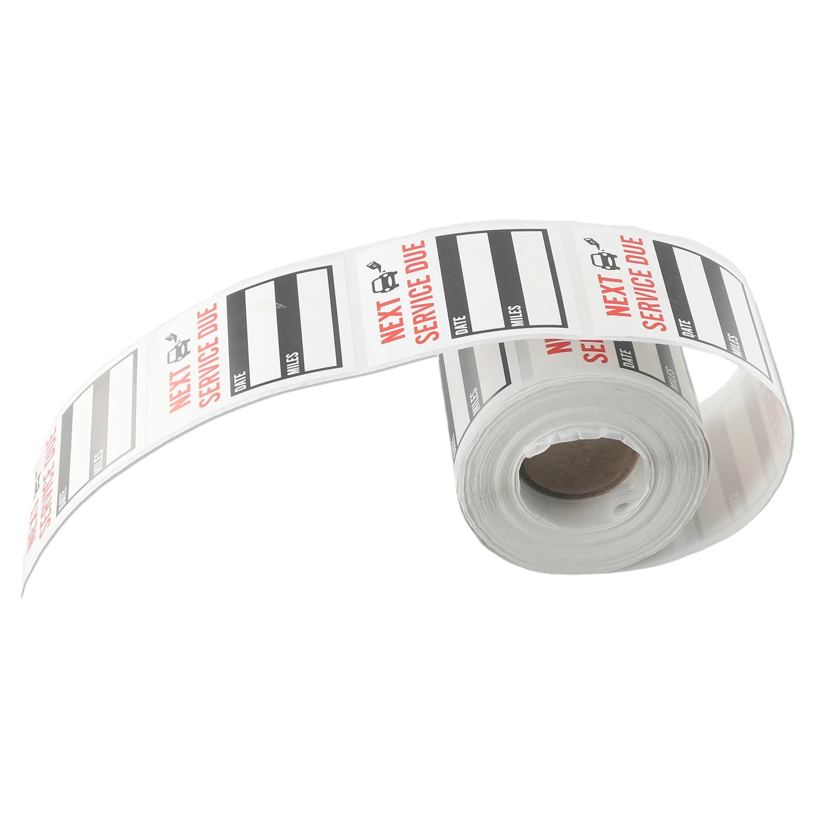 Autocollant de changement d'huile de voiture, autocollant de service de changement d'huile, autocollant transparent Lite, auto-adhésif, 2*2 pouces, 300 pièces par rouleau