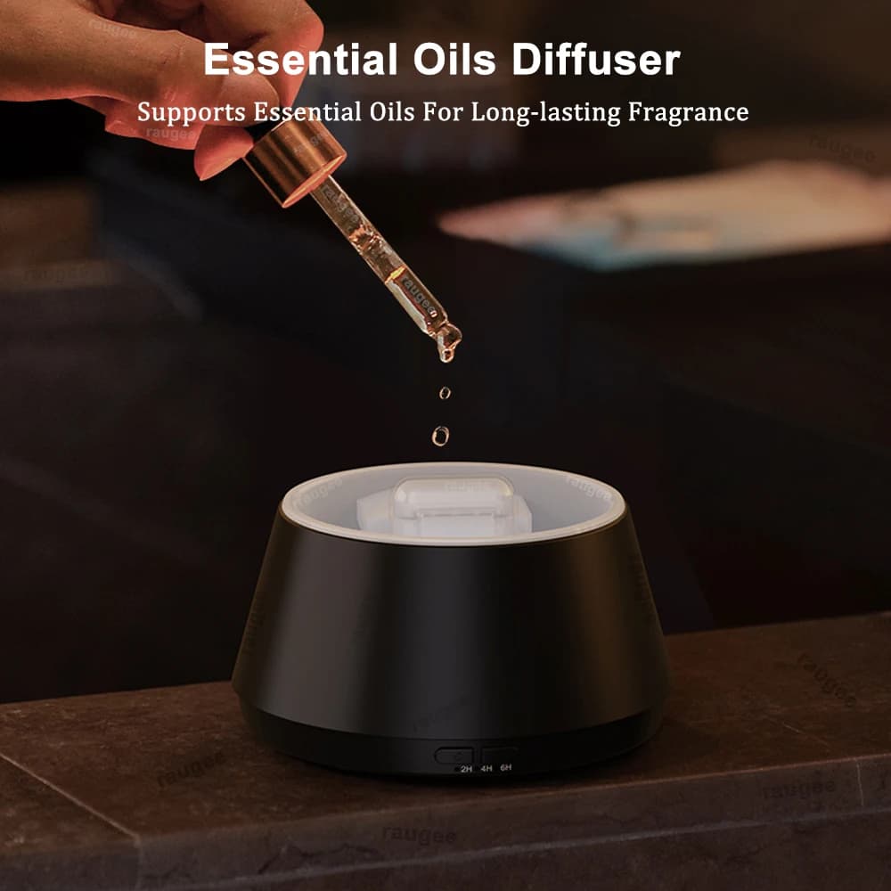 Humidificateur d'air USB Mini diffuseur d'huile essentielle d'arôme maison muet automatique brumisateur diffuseur de parfum avec veilleuse colorée