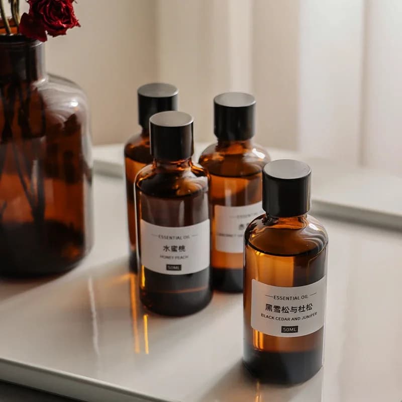 Bougie parfumée à faire soi-même, 50ml, huile essentielle, diffuseur de cire, plâtre, matériau naturel fait à la main, parfum durable
