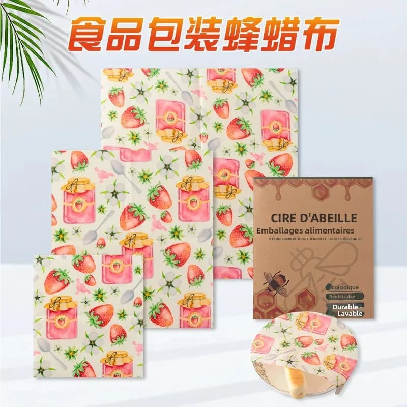 Papier ciré en cire d'abeille de qualité alimentaire FDA, fourni directement par l'usine, stock stable