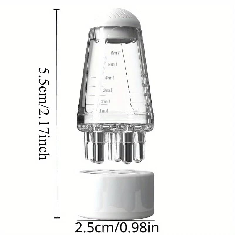 Applicateur de soin capillaire à bille pour huile essentielle, massage pour stimuler la croissance des cheveux, solution solide pour cheveux, peigne guide pour appliquer le liquide