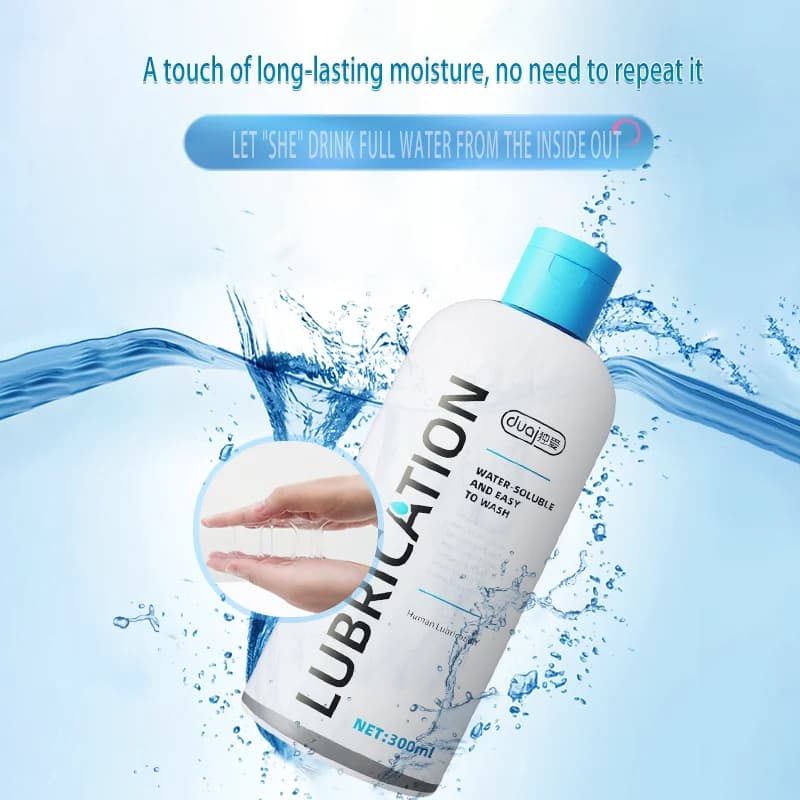 Lubrifiant à base d'eau 300ML, Gel intime sûr, huile lubrifiante vaginale et anale, pour adultes, femmes, hommes et couples, outils érotiques