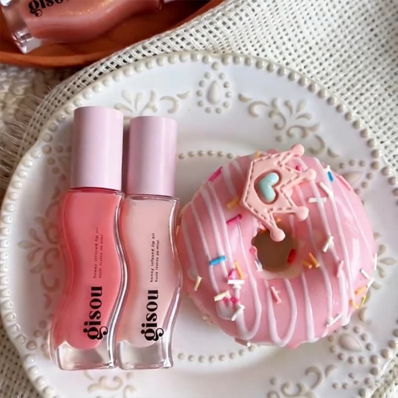 Nouveau baume à lèvres Gisou Lip Oil Glazed Honey Gold Watermelon Vanilla Sticky Toffee pour le soin