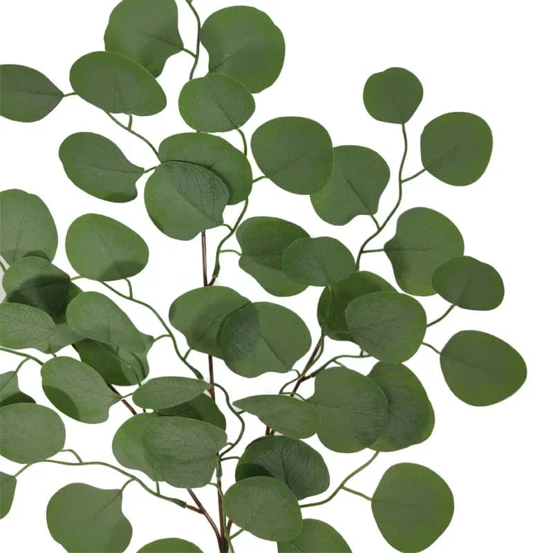 Feuilles d'eucalyptus artificielles pour la décoration intérieure, fausses plantes vertes, photographie de mariage, accessoires de décoration