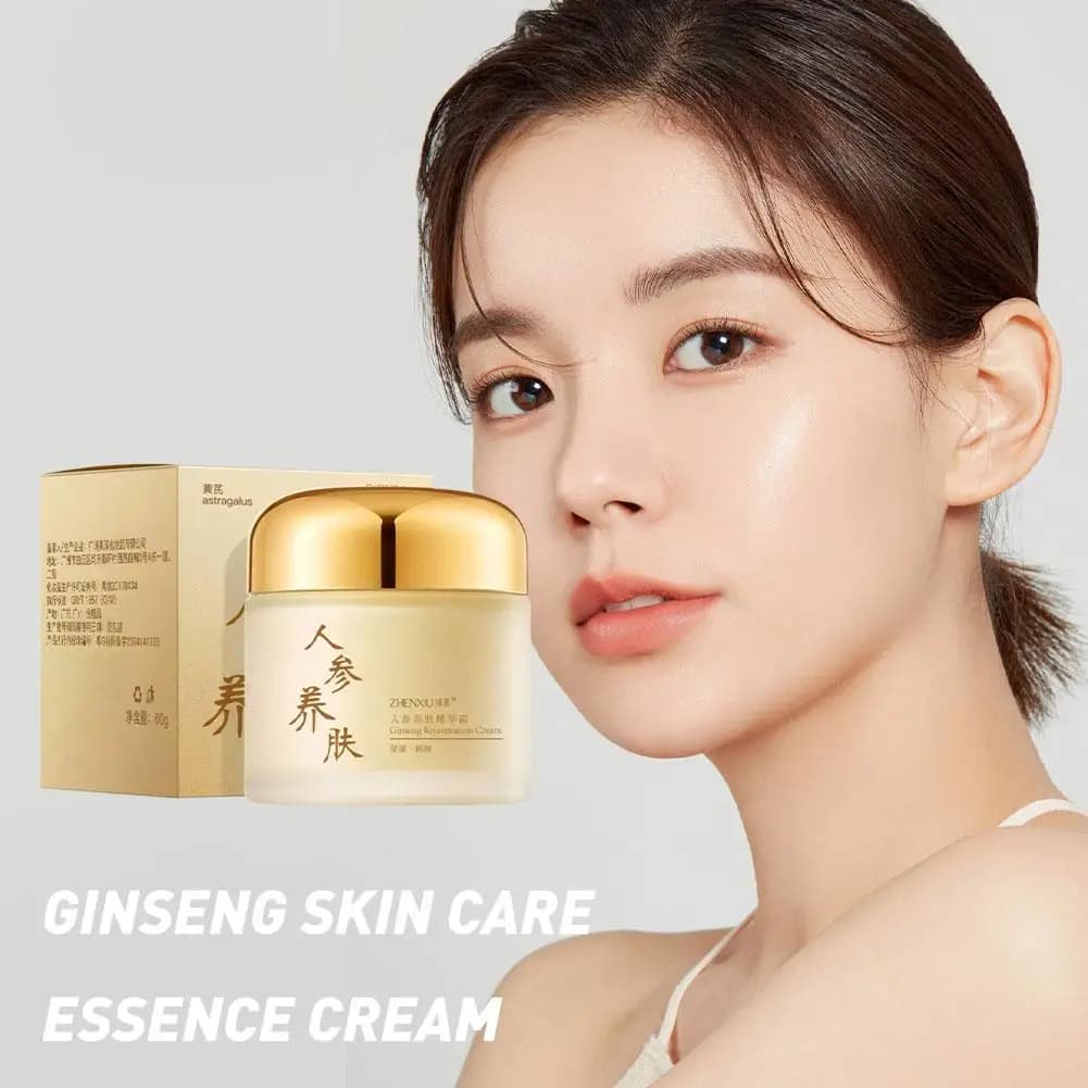 Crème Sérum au Ginseng pour le Visage – Soin Essentiel Éclaircissant, Hydratant et Anti-Rides
