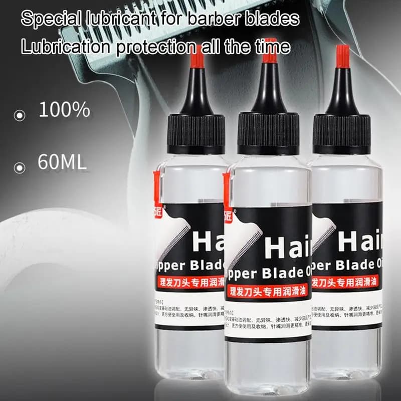 30/60/100ml lubrifiant tondeuse à cheveux huile de coupe tondeuse électrique rasoir tondeuse entretien lubrifiant prévenir la rouille huile de réparation