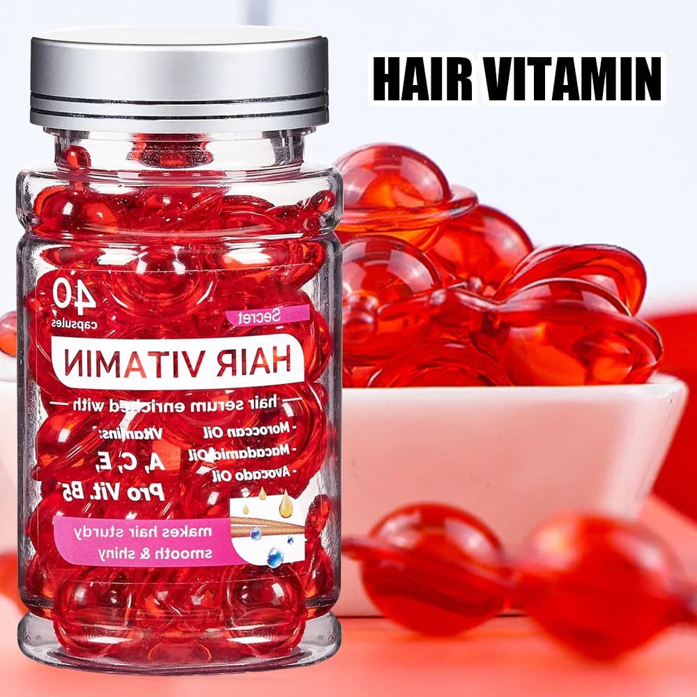 Huile d'argan d'arvazallia pour le traitement des cheveux, traitement et revitalisant, 80 Capsules, réparation des cheveux, huile capillaire Portable adaptée