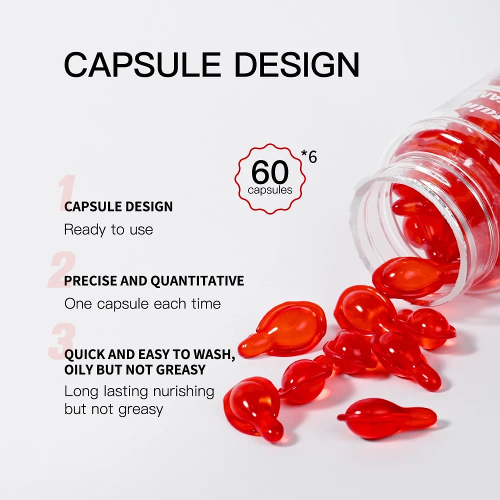 Sérum de traitement des cheveux et capsules de soin des cheveux