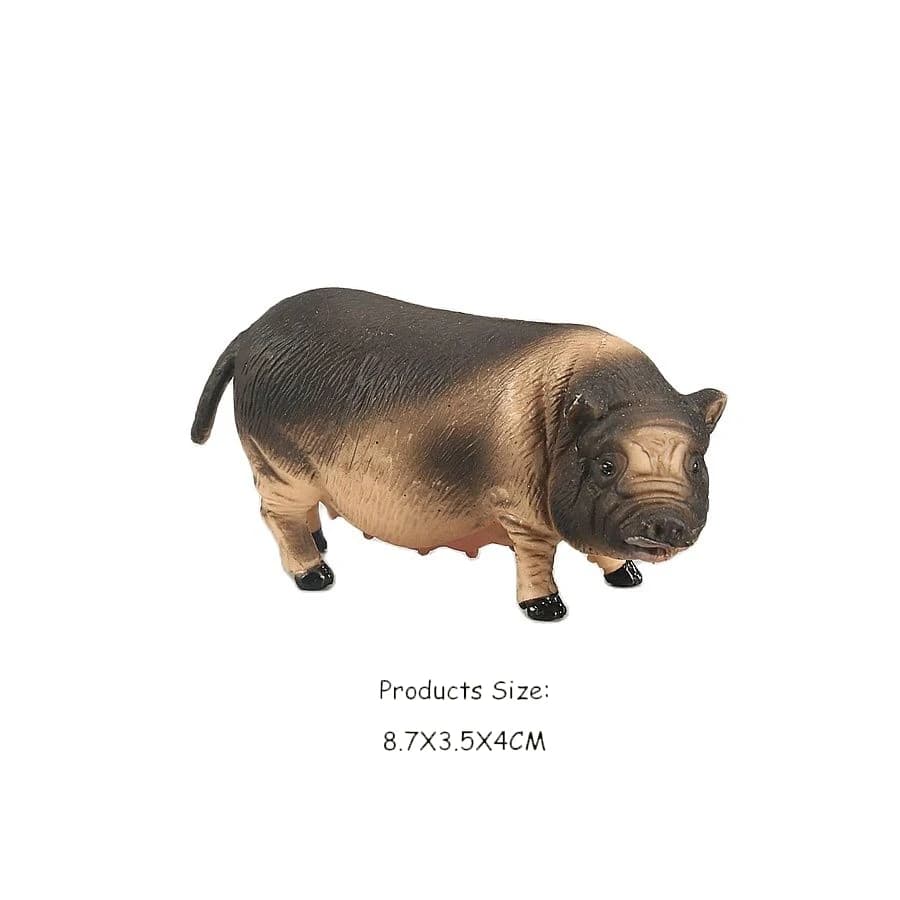 Figurines d'animaux de ferme en plastique pour enfants, figurine de over, jouets de sanglier, truies, porcelets, modèles WarthAustin, cadeaux pour enfants