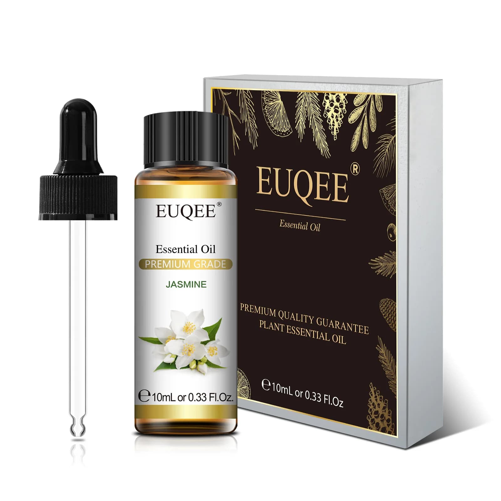 EUQEE 10 ml/118 ml huile essentielle d'aromathérapie pour diffuseur-arergamot Eucalyptus bois de santal cannelle lavande arôme huiles essentielles