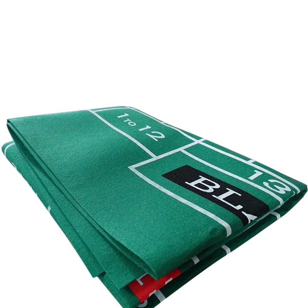 Polymère de jeu de poker double face, feutre de casino, Roll-up Craps, Blackjack, Roulette de casino, Brittop, Bar Party Board Game