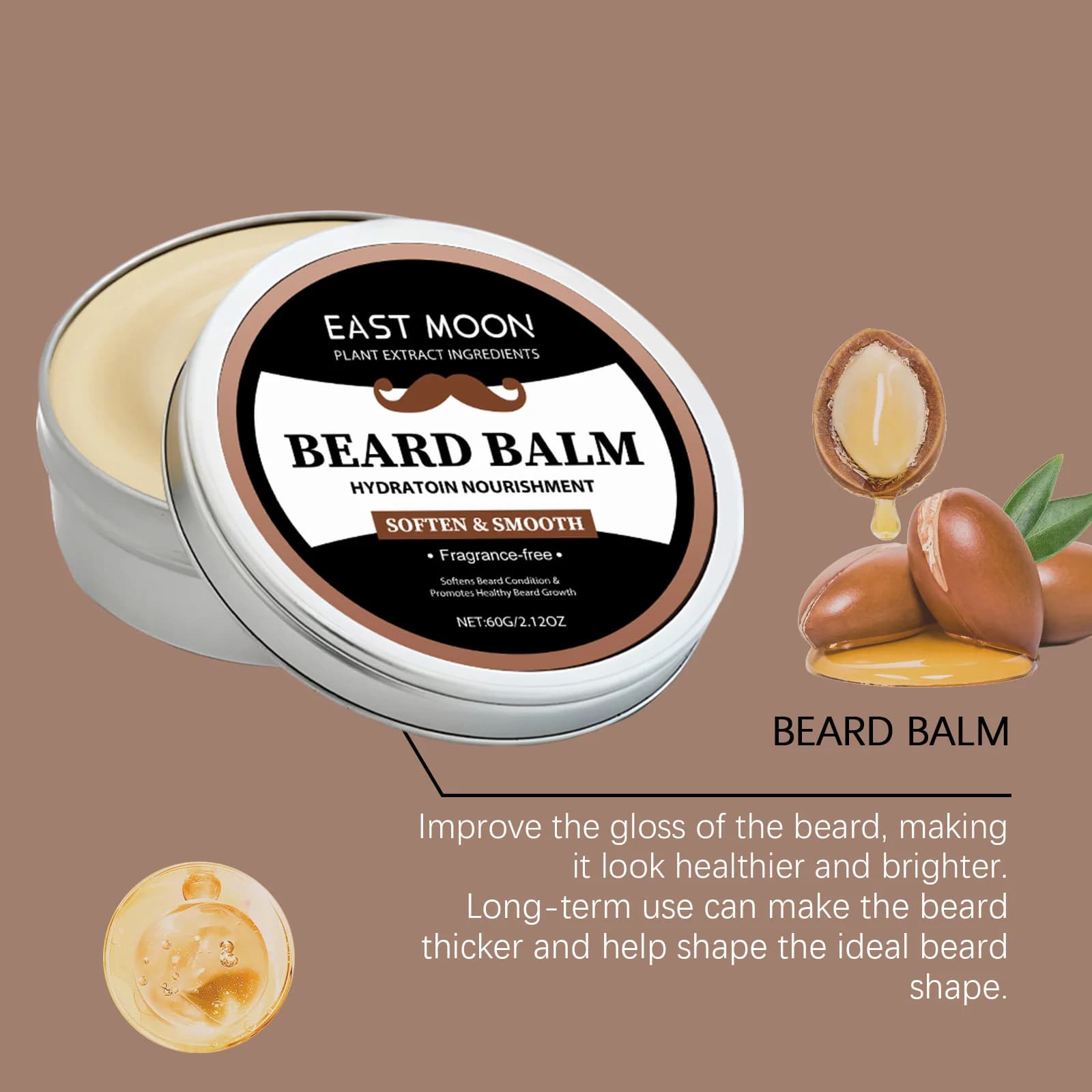 Baume à barbe pour hommes