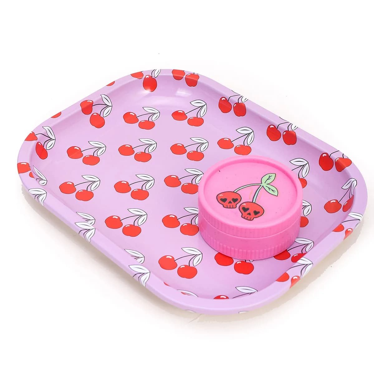 Plateau roulant en métal 18x14cm, ensemble de fumer, plateau roulant et broyeur Double couche, Kit de fumeur dégradable, broyeur, accessoires de fumée