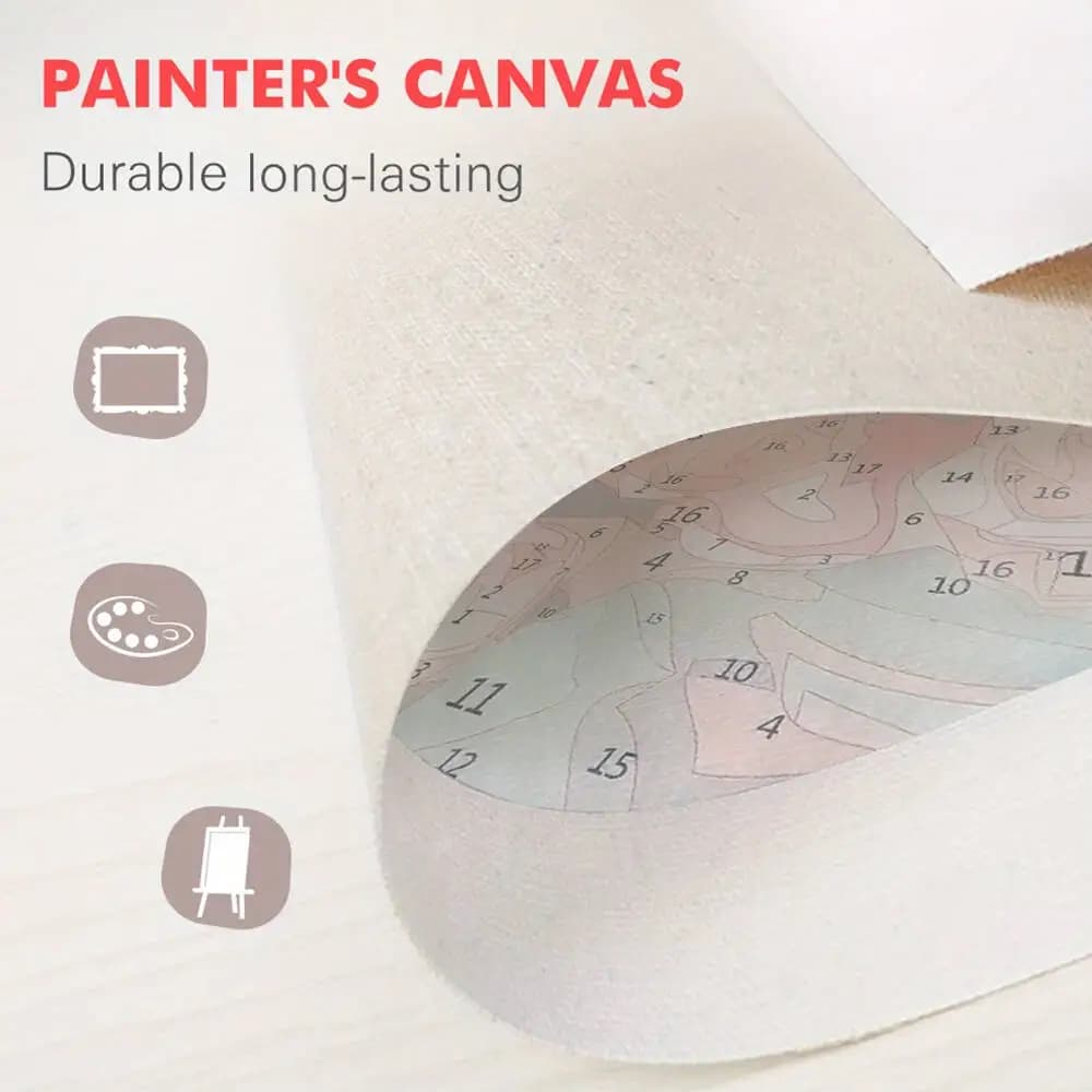 Peinture à l'huile par numéros paysage de montagne bricolage