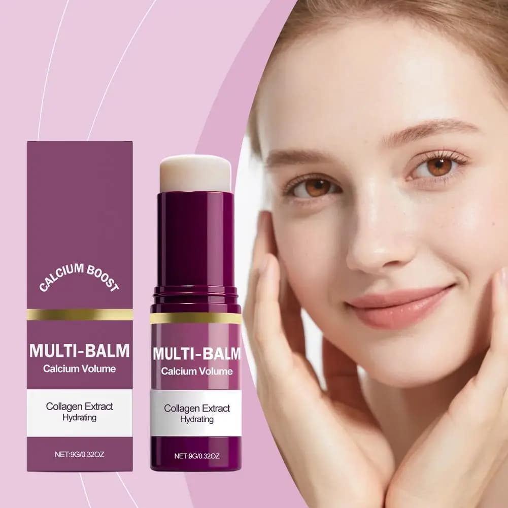 Bâton multi-baume à Volume de Calcium, bâton hydratant au collagène, crème pour le visage, Anti-rides, hydratant pour les yeux, le cou, soins de la peau, 1/2/3 pièces