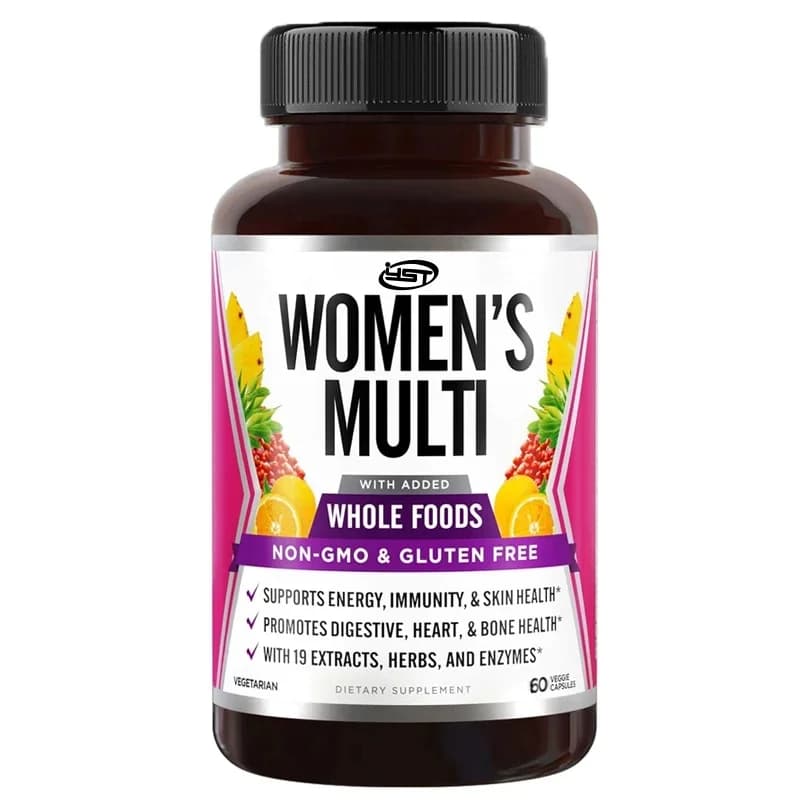 Complexe de vitamines pour femmes, 22 nutriments essentiels, fruits et légumes, améliore l'énergie, l'immunité et la santé cardiaque, 60 capsules