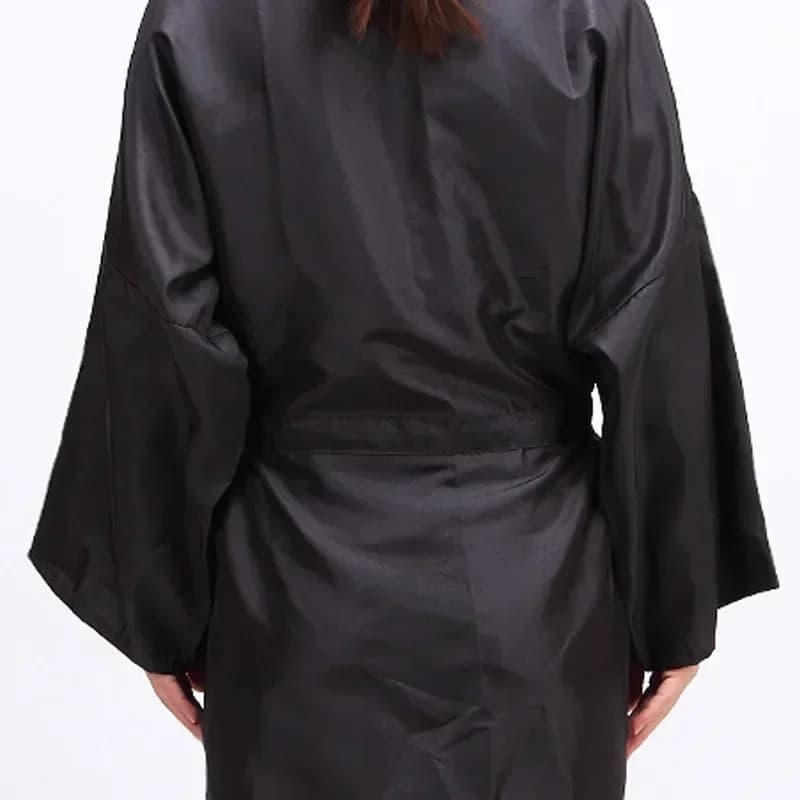 Tissu, coupe de cheveux simple, salon de coiffure, salon de coiffure, coiffure et kimono, robe d'invité exclusive de beauté et de coiffure