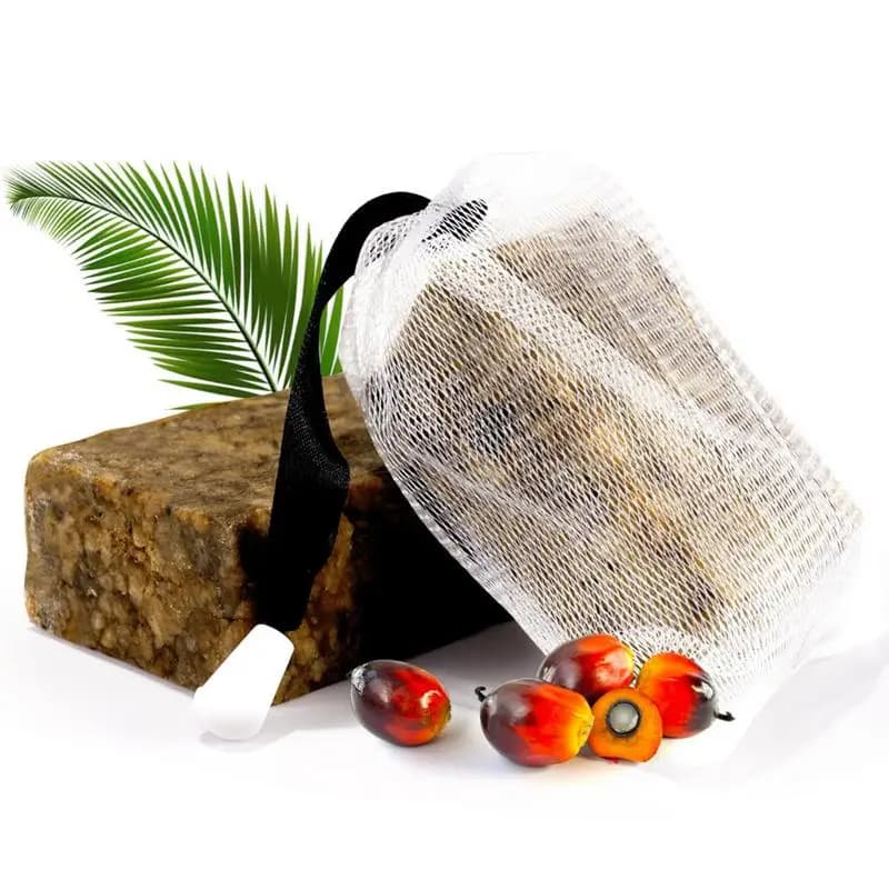 Savon noir africain nettoyage en profondeur exfoliant visage hydratant peau lissant visage corps savon savon nourrissant et revitalisant
