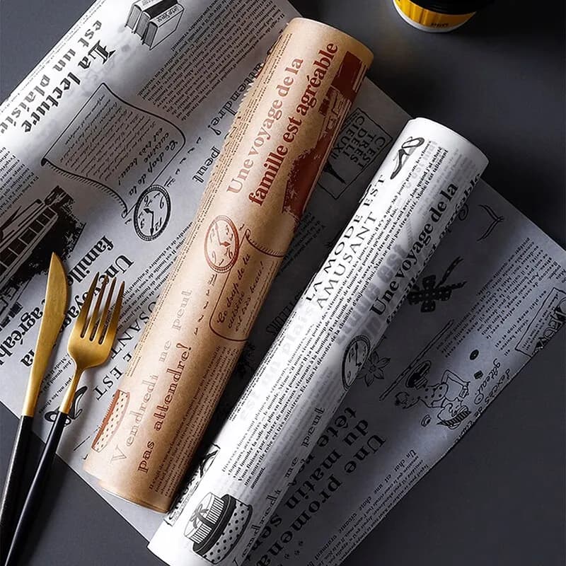 Rouleau de papier absorbant l'huile pour la cuisson ou le repas