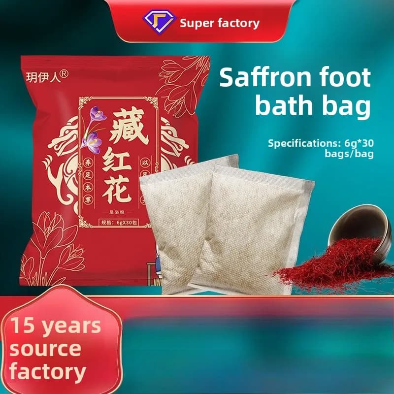 30 paquets de trempage pour les pieds en safran