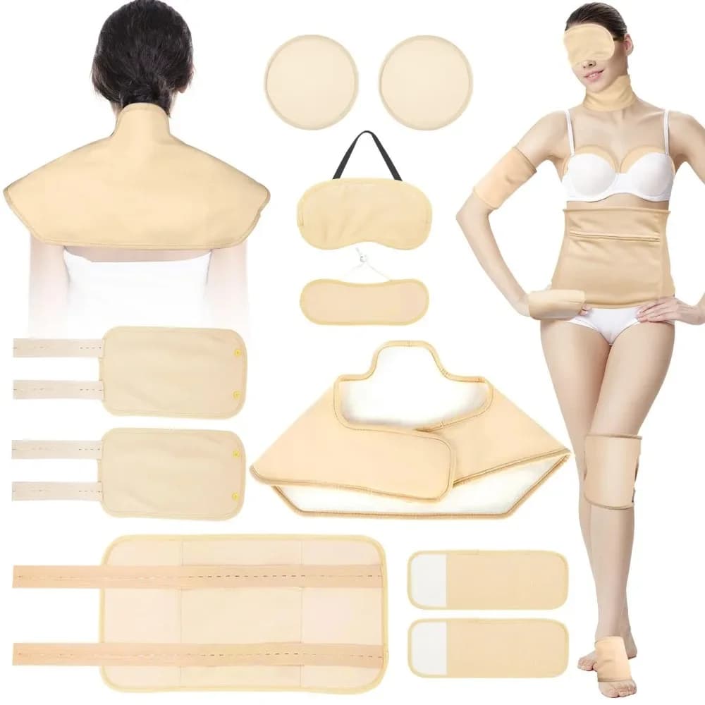 Pack d'huile de ricin, enveloppe de Compression d'huile de ricin biologique, huile de ricin réutilisable, aide à l'auto-conditionnement pour le foie, les muscles de l'abdomen et les reins