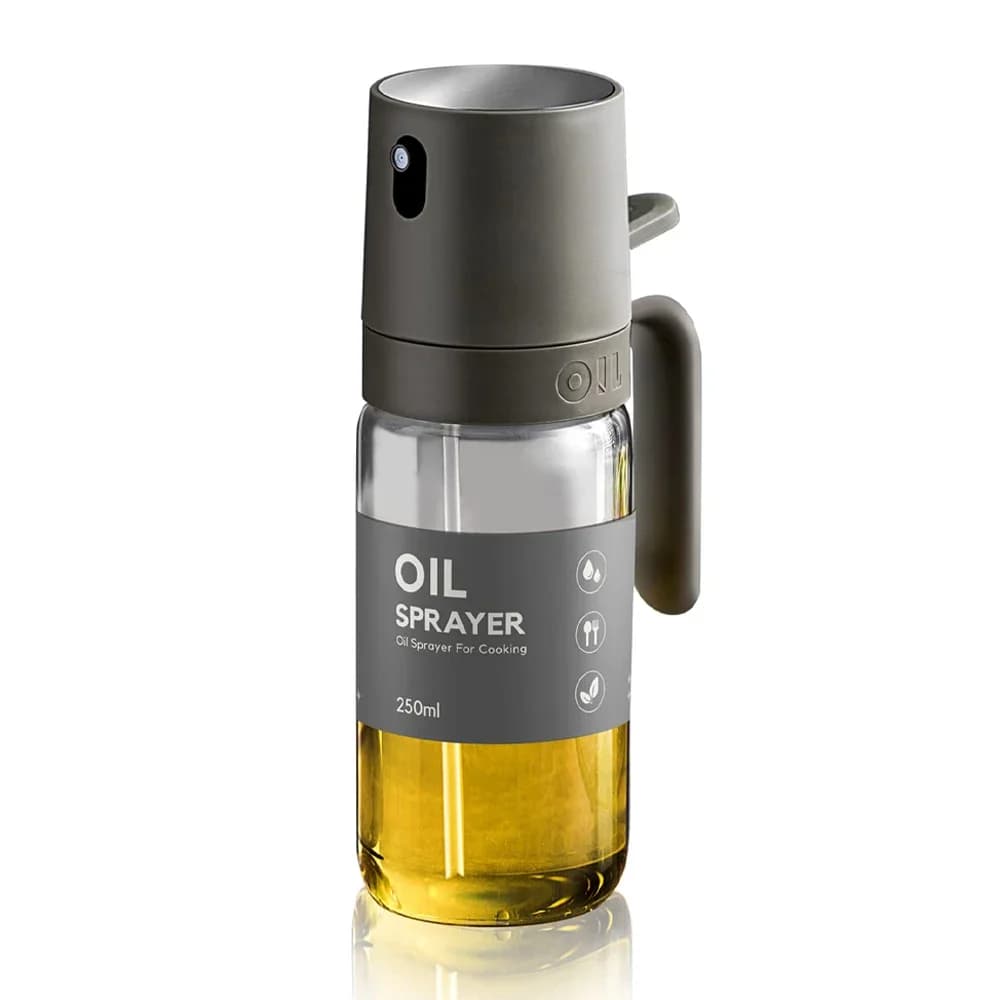 Pulvérisateur d'huile pour la cuisine, bouteille en verre de 250 ml pour huile d'olive, anti-fuite, accessoires de cuisine pour salades, barbecue, friture, pâtisserie