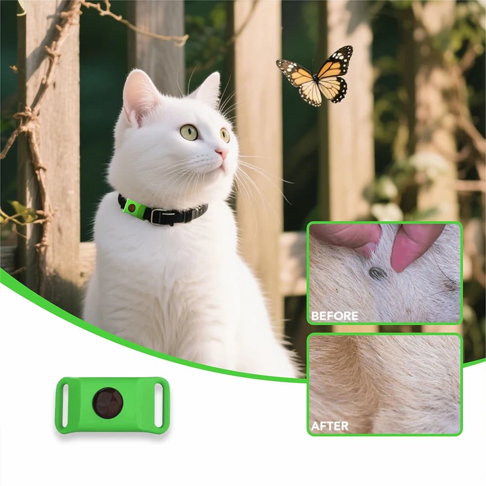 Huiles naturelles anti-puces et anti-touche pour collier de chiens et de chats, étiquettes portables pour animaux de compagnie avec huiles essentielles pour répuler les parasites en toute sécurité