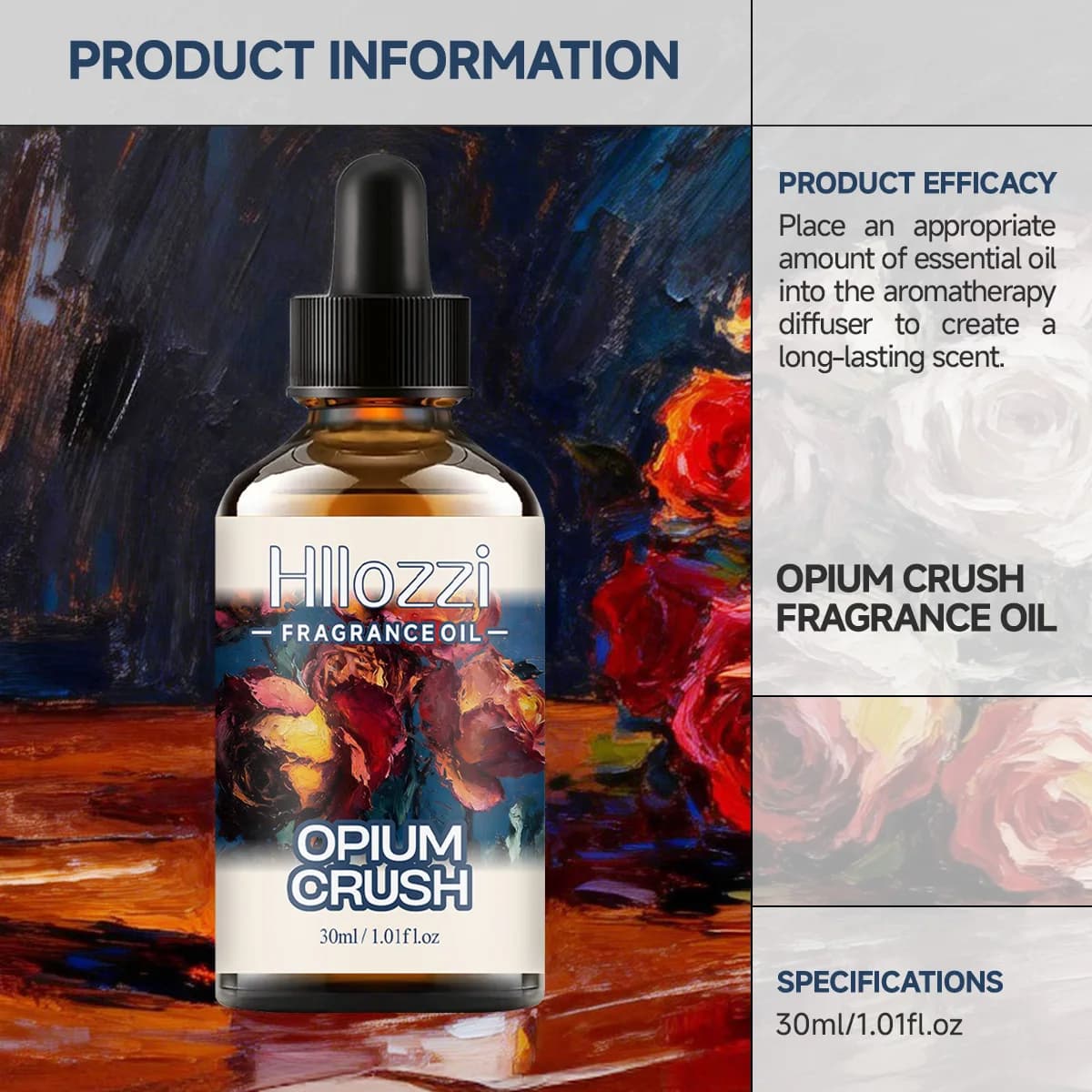 Les huiles essentielles Opiun Crush ont un arôme frais et agréable, ce qui les rend idéales pour les diffuseurs d'aromathérapie, les humidificateurs et les projets de bricolage.
