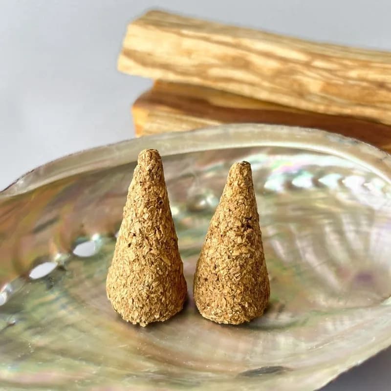 Palo Santo cônes d'encens original fait à la main parfum de maison Yoga méditation tours