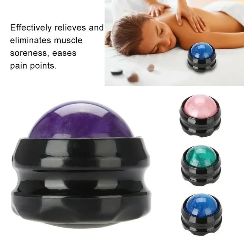 Mini balle de massage roulante portative en résine pour fitness