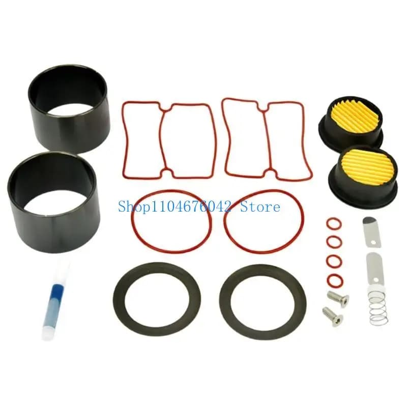 Kit d'entretien pour compresseur d'air silencieux sans huile, 20 pièces, 750W, outil d'entretien pour compresseur d'air pour la maison, le garage et un usage professionnel