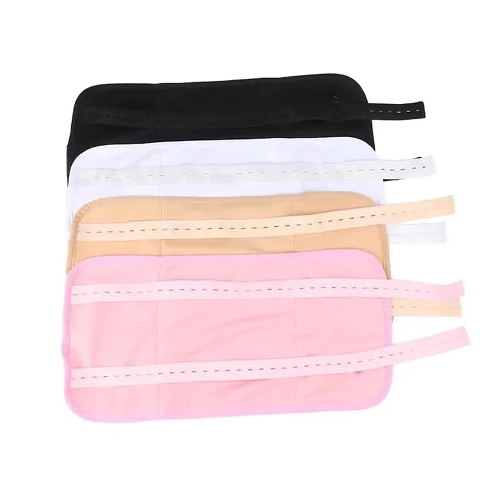 Enveloppement thérapeutique à l'huile de ricin avec ceinture réglable | Compresse pour massage abdominal | Pack de soulagement de la douleur réutilisable