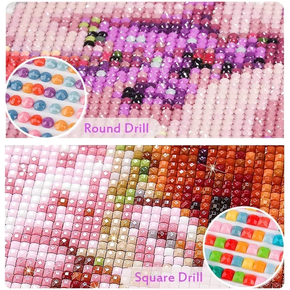 Peinture Diamant Paysages de Villes du Monde : Rome, Londres, Paris – Kits de Broderie au Point de Croix Mosaïque DIY pour Décoration Murale Salon Maison