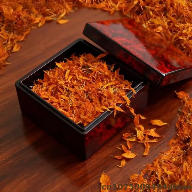 Fleurs séchées 100% naturelles : bleuet, calendula, safranier, pétales pour la beauté, les savons, les parfums, les bougies de mariage.