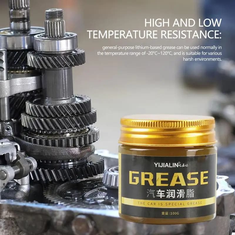 Graisse pour roulements de roues de voiture, 100g, haute et basse température, lubrifiant résistant à l'usure, engrenages mécaniques, roulements de moyeu automobile, huiles lubrifiantes