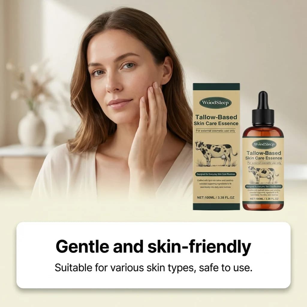 Huile Essentielle Hydratante Visage à Base de Suif – Nourrit Doucement