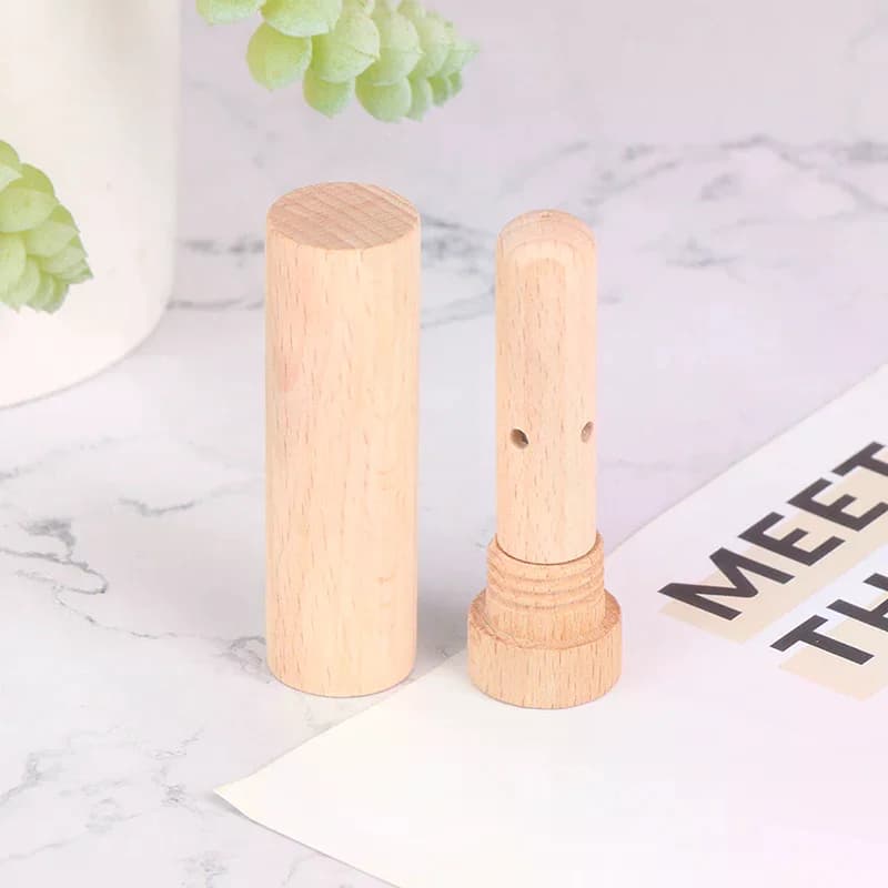 Inhalateur de diffuseur de bois d'arome d'huile essentielle avec l'inhalateur nasal d'aromathérapie de mèches