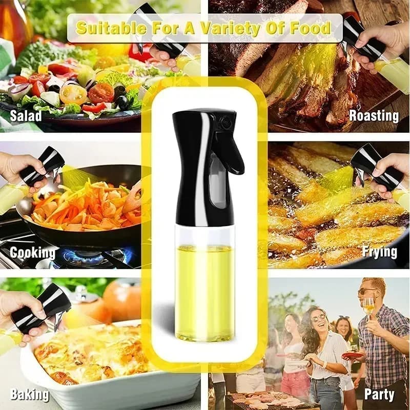 Pulvérisateur d'huile d'olive 200/300/500ml, bouteille de pulvérisation d'huile de cuisson pour barbecue, pulvérisateur d'huile d'olive, bouteilles de pulvérisation d'huile de vinaigre