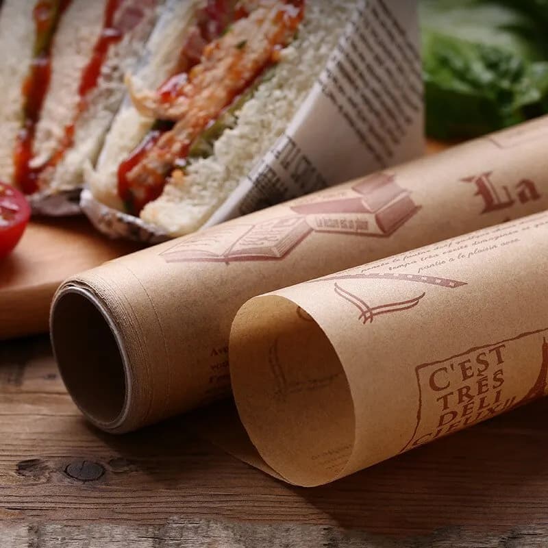 Rouleau de papier absorbant l'huile pour la cuisson ou le repas